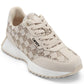 DKNY Womens Naples Lace Up Sneaker Bone Size 11