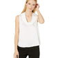 Calvin Klein Cowl Neck Sleeveless Top Cream MD (US 8-10)