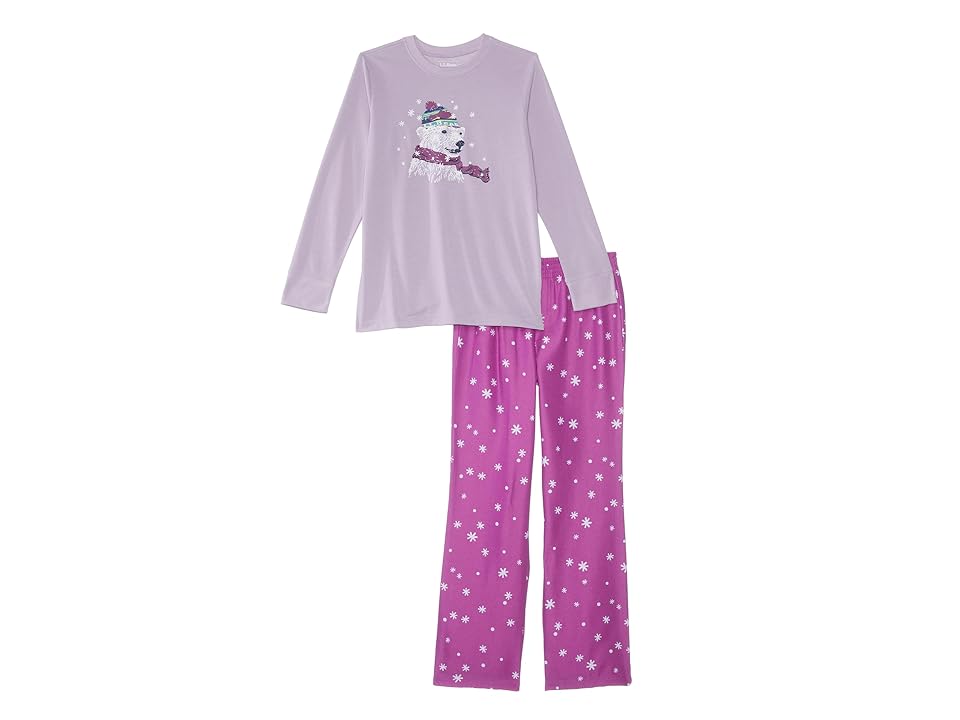 llbean-kids-lavender-ice-bear-flannel-pajama-set-1