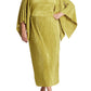 ELOQUII Women's Plus Size Cape Effect Plisse Dress - 26, Avocado Oil