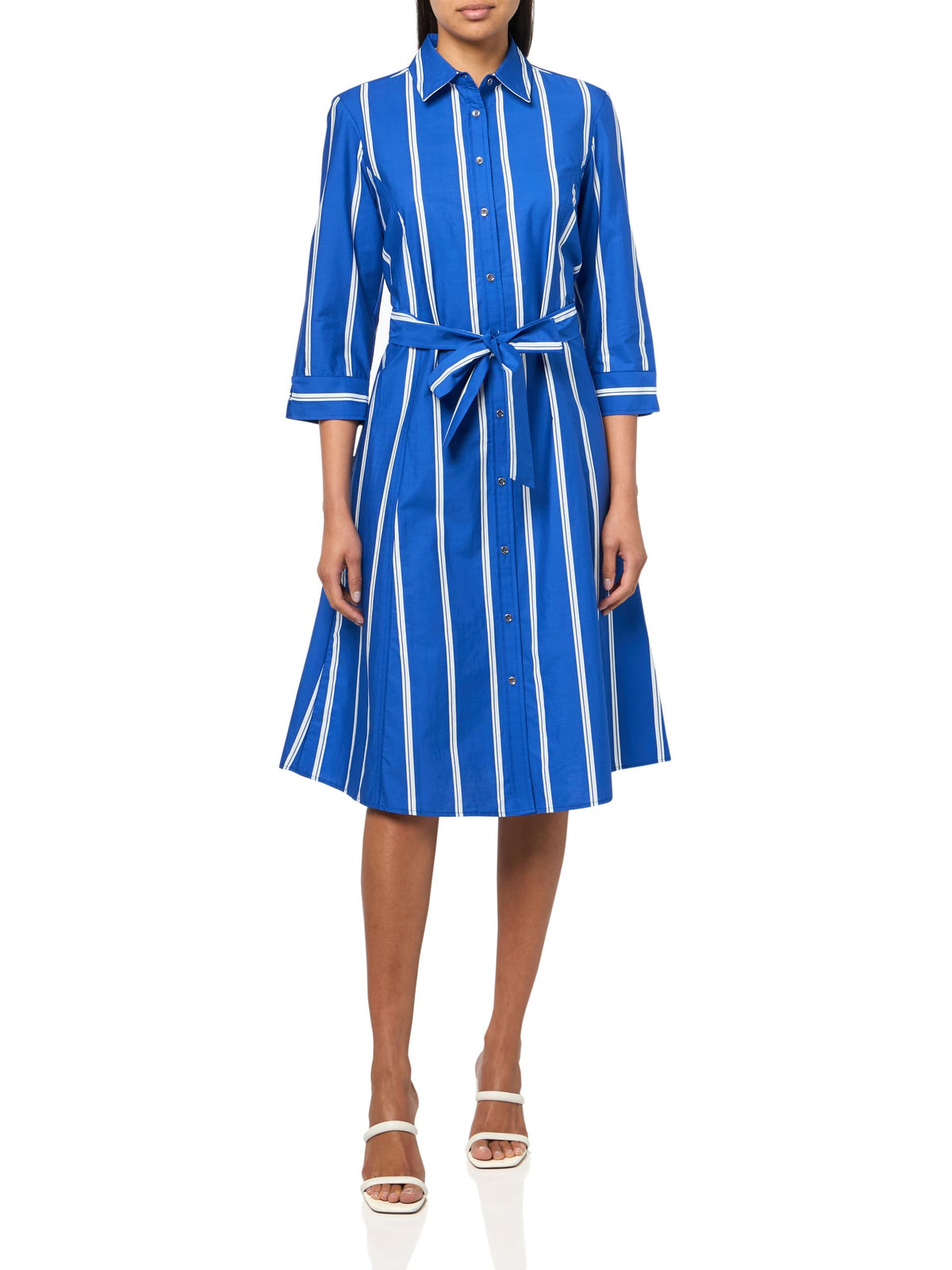 Anne Klein Three Quarter Sleeve Midi Dress