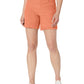 Oahu Hi Rise Athletic Shorts - Coral