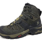 Salomon Mens Quest 4 GORE TEX Hiking Boots Olive Night Size 9