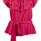 Lauren Ralph Lauren Womens Jersey Off the Shoulder Blouse Top Sport Pink X Large