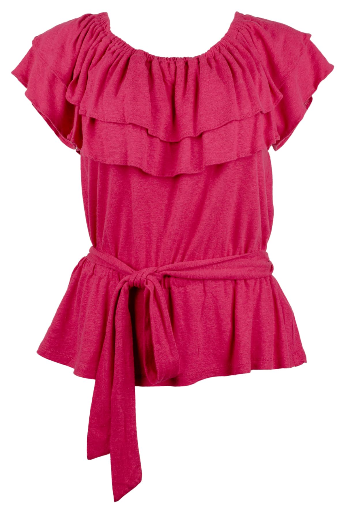 Lauren Ralph Lauren Womens Jersey Off the Shoulder Blouse Top Sport Pink X Large