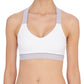 Natori Women Dynamic Racerback Sport Bralette (White/Lead, Medium)