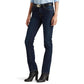 Lauren Ralph Lauren Mid Rise Straight Jeans Women Deep Royal Wash Size 4 x 30