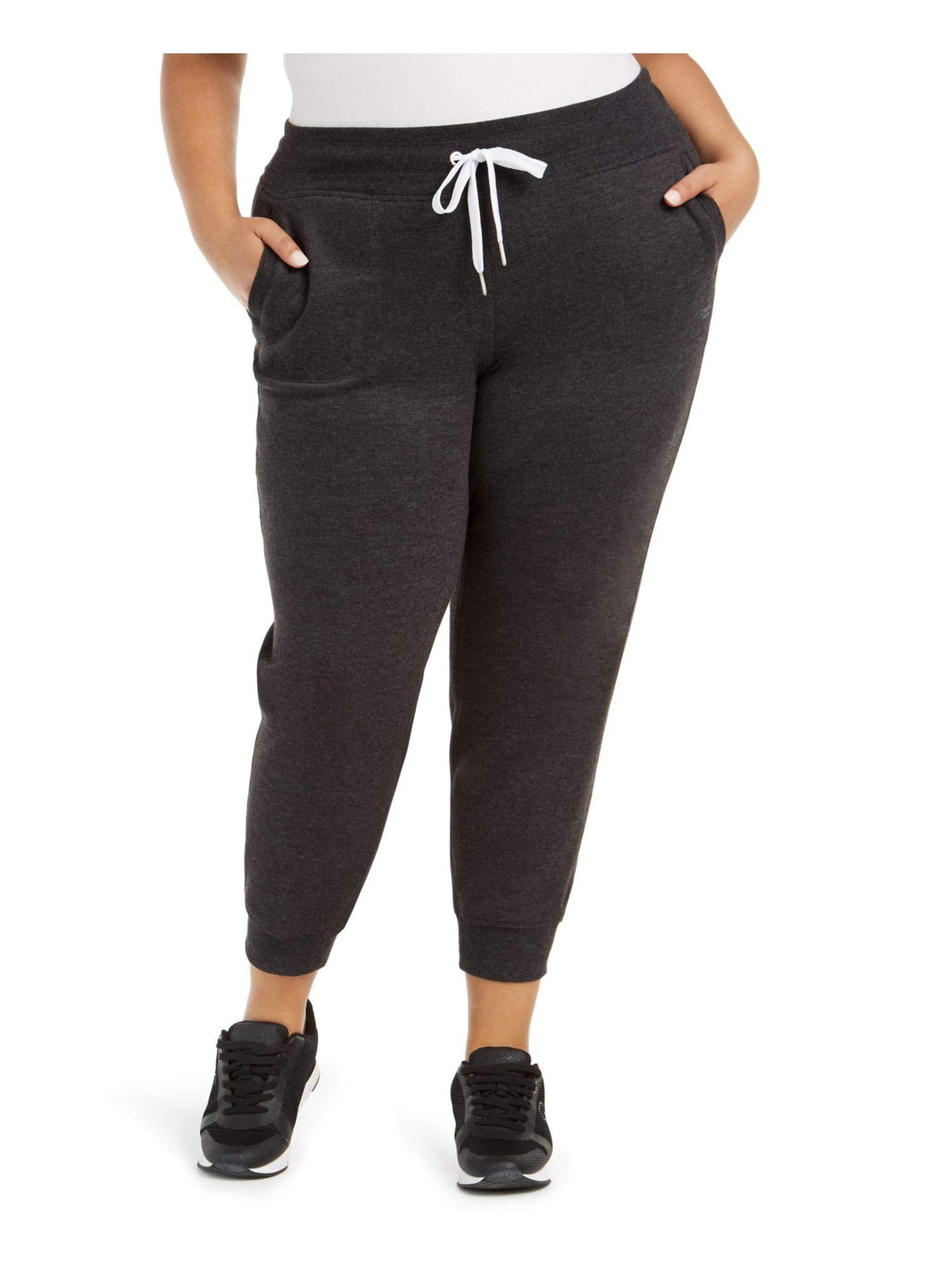 Calvin Klein Performance Women Plus Active Fleece Jogger Pants (1X)