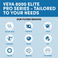 घर के लिए VEVA 8000 ब्लैक एयर प्यूरीफायर