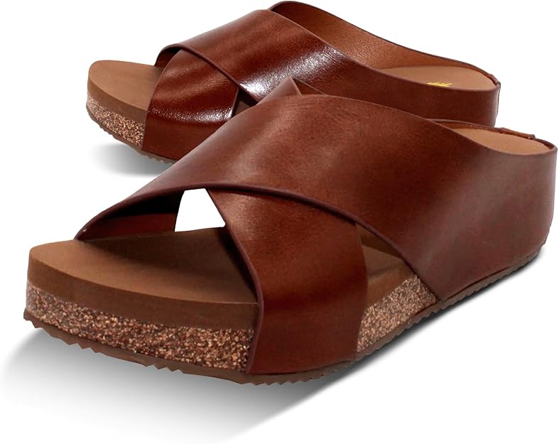 Volatile Ablette Ultra Comfort Slip-on Crisscross Slides