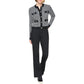 KARL LAGERFELD Paris Womens Sport Sweater Black Soft White XL