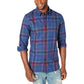 American Rag Mens Mark Cotton Plaid Button-Down Shirt Blue XS