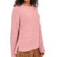 hippie-rose-juniors-textured-high-low-sweater-pink-size-medium-3