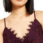 Leyden Womens Cami Layering Bodysuit Purple L