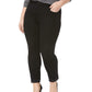 NYDJ Womens Marilyn Straight Ankle Jeans Black Size 16 Plus