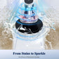 Cordless Power Shower Scrubber - Electric Cleaning Brush for Tile Tub