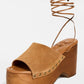Free People - Women's Front Row Wrap Platform Clogs