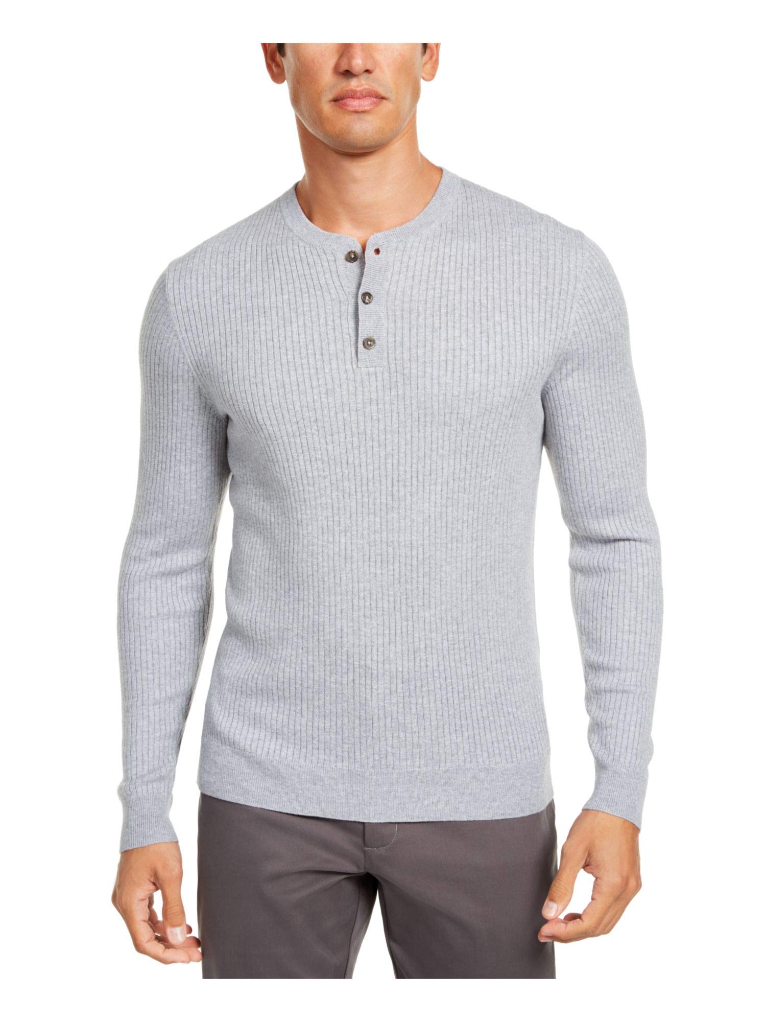 tasso-elba-mens-shirt-chelsea-heather-ribbed-henley-gray-2xl