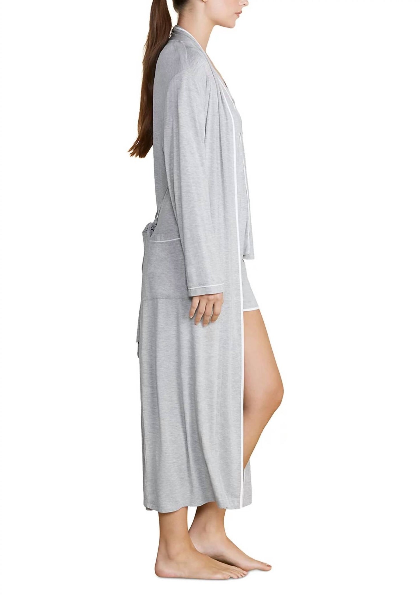 Barefoot Dreams - Soft Jersey Piped Robe