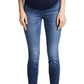 Madewell Women's Maternity Over-The-Belly Skinny Jeans, Danny Wash, Blue, 24