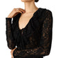 Steve Madden - Elvie Lace V Neck Top