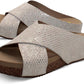 Volatile Ablette Ultra Comfort Slip-on Crisscross Slides