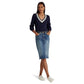 Lauren Ralph Lauren Women's Denim Skirt Sunset Indigo Wash Size 16
