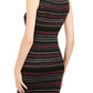 Planet Gold Womens Metallic Ribbed Sweaterdress Black XS