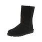 BEARPAW Women's Elle Short Black Boot Classic Suede
