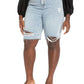 ELOQUII Women's Plus Size City Shorts - 22, Light Wash