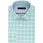 Tommy Hilfiger Men's Woven Plaid Button Down Shirt Green Size 17.5X34X35
