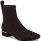 DKNY Womens Burgundy Heeled Bootie Size 7