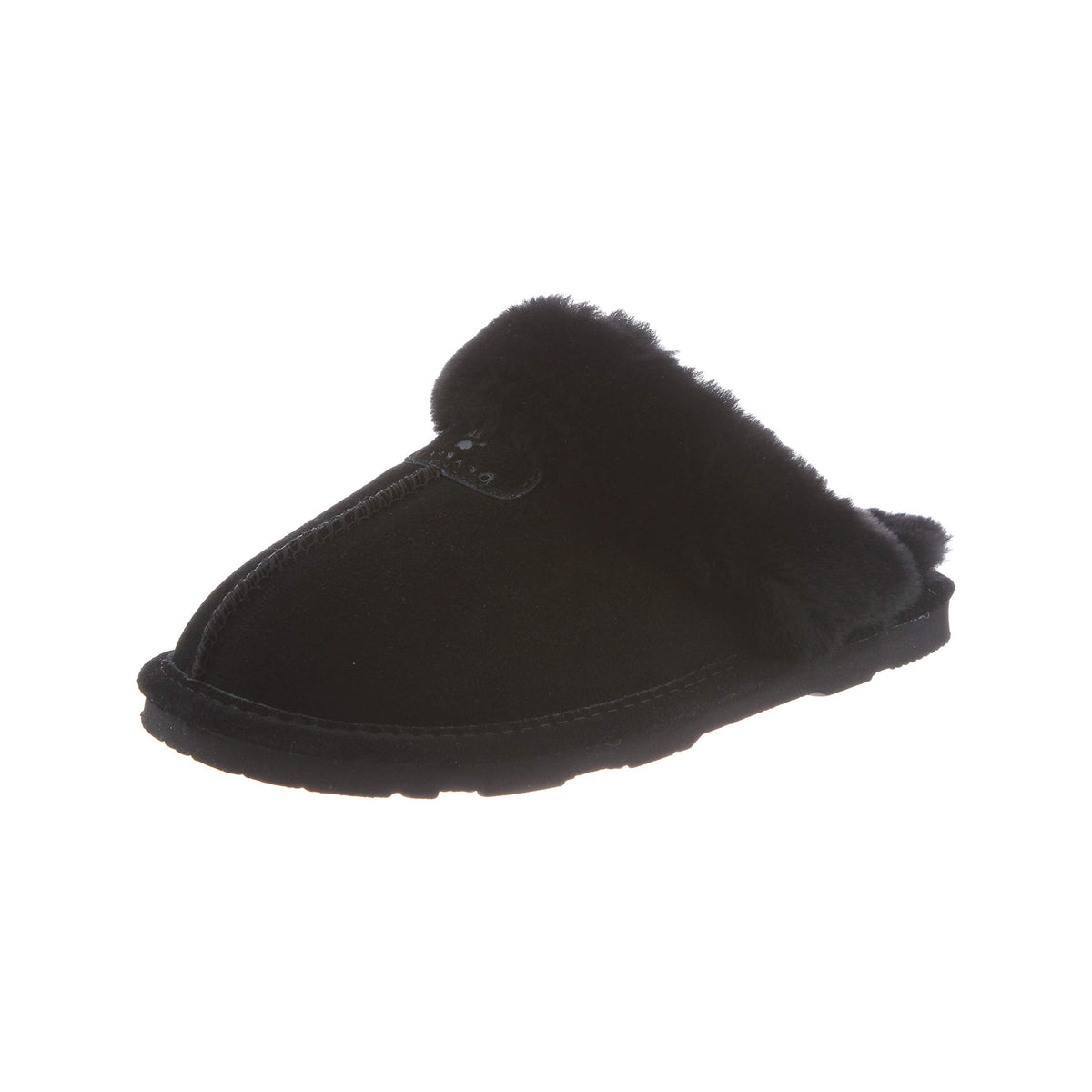 BEARPAW Women's Loki Black Size 9 | Women's Slippers | Women's Shoes | Comfortable & Light-Weight