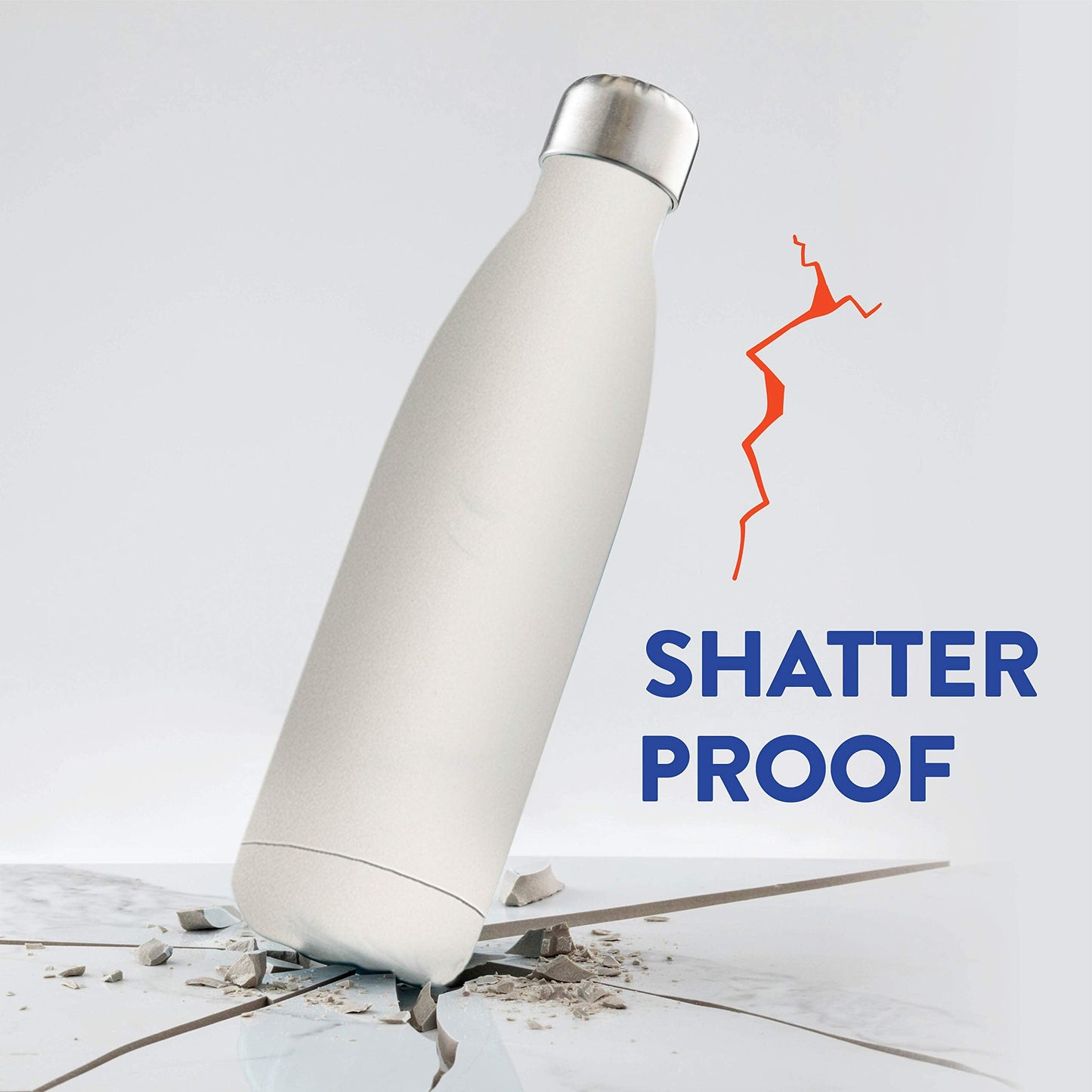 Triple-Insulated Stainless Steel Water Bottle - 2 Pack