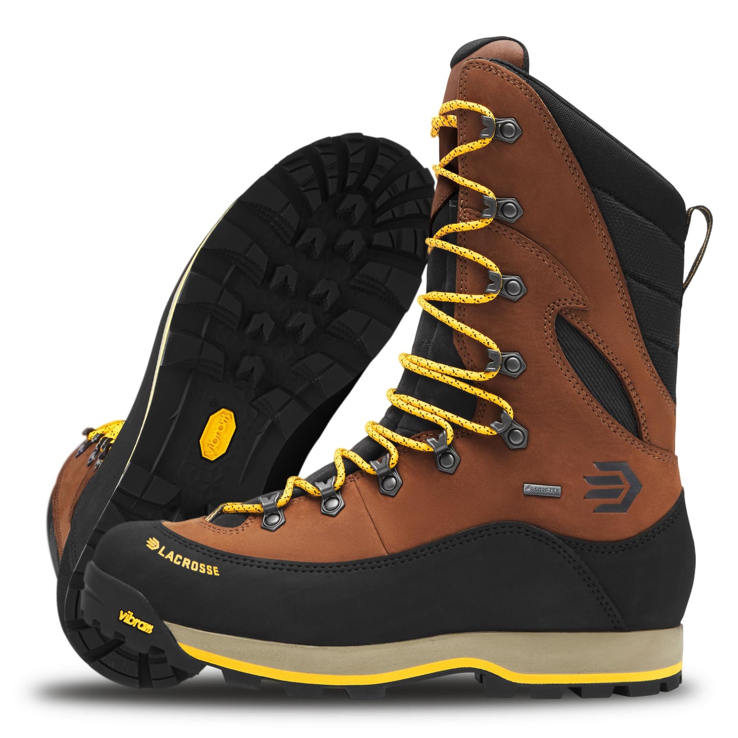 LaCrosse Mens Ursa LS 10 GTX Waterproof Hunting Boots Brown 11.5 M