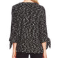 Vince Camuto Women's Marled V Neck Top Gray Size X-Small