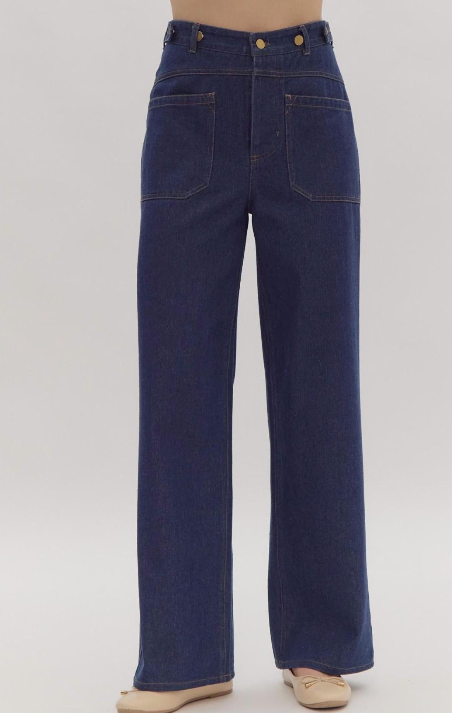 Entro - Highway to Heaven High Waisted Denim Pants