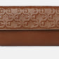 Sam Edelman Women's Eden Embossed Slim Crossbody In Luggage Bag Brown Size Regular