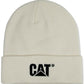 Caterpillar Men's Trademark Cuff Beanie Hat White Size Regular