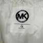 Michael Kors Women's Faux Fur Trim Hooded Puffer Coat White Size 1X