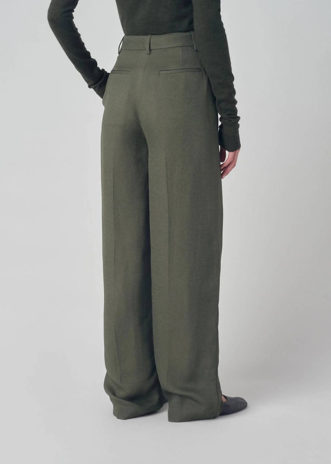 Co - Classic Textured Crepe Trouser