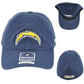 NFL Los Angeles Chargers Blue Adults Flex Fit Stretch Medium/Large M/L Hat Cap