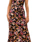 Sam Edelman Women's Fiery Floral Maxi Dress Red Size 0