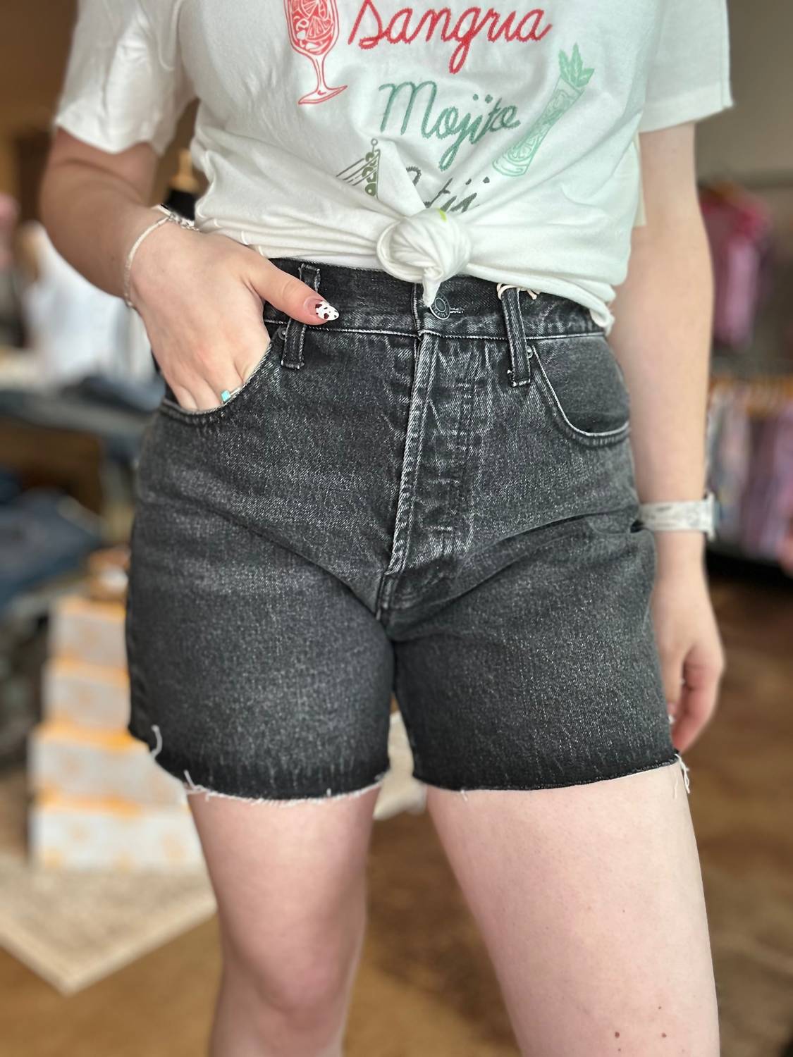 Z Supply - Everyday Hi-rise Denim Shorts