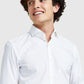 Hugo Boss Men's Slim Fit Cotton Dress Shirt White Size 15X32X33
