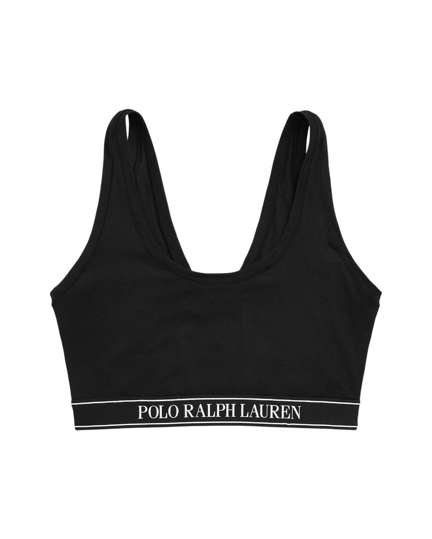 Polo Ralph Lauren - Repeat-Logo Scoop Cropped Tank