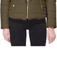 Maralyn & Me Junior's Faux Trim Hooded Puffer Coat Black Size Medium