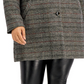 Maralyn & Me Women's Single Breasted Reefer Coat Black Size 3X