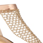 Thalia Sodi Women's Tibby Mesh Embellished Wedge Sandals Yellow Size 9W