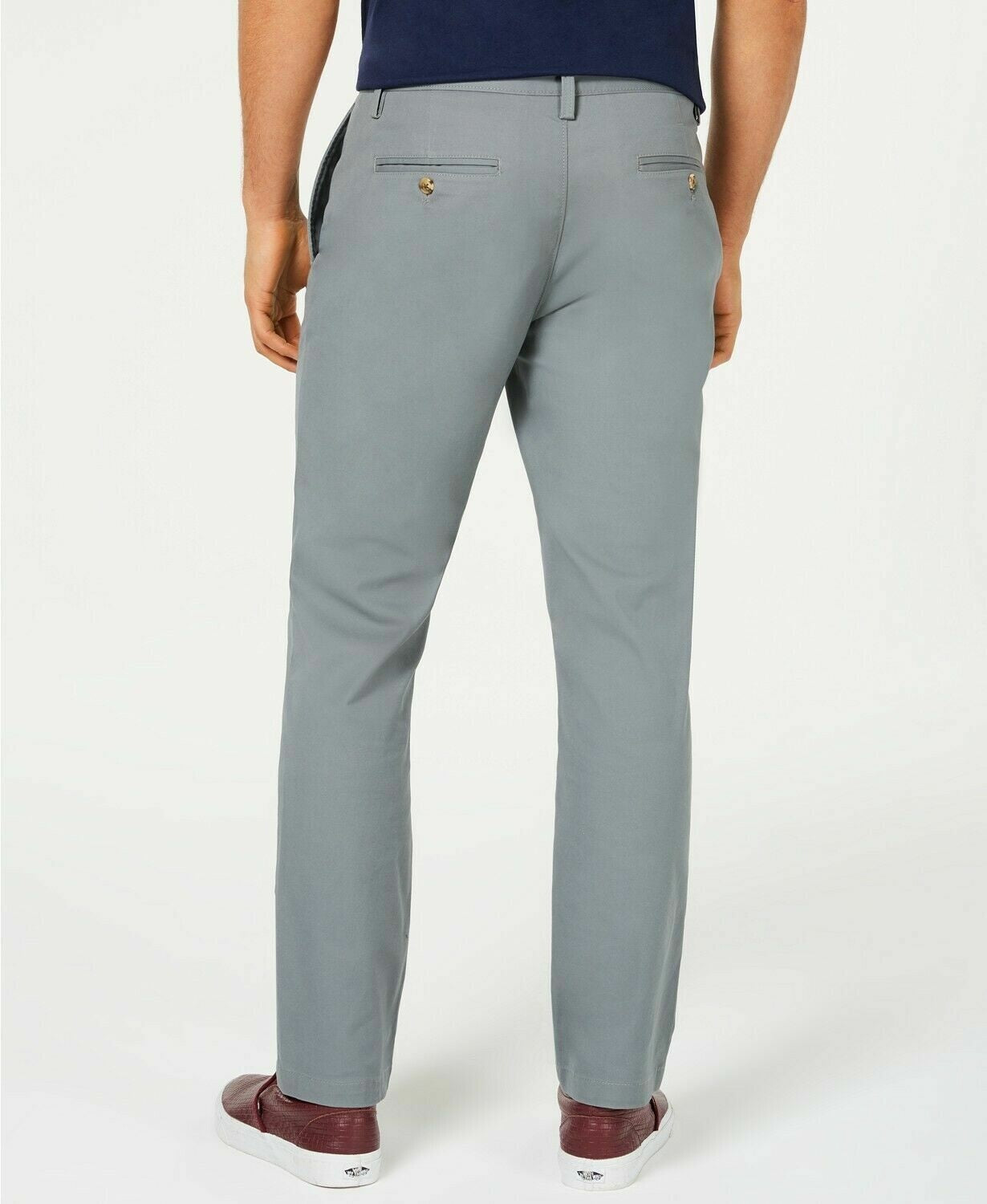Club Room Men's Stretch Chinos Gray Size 34X32